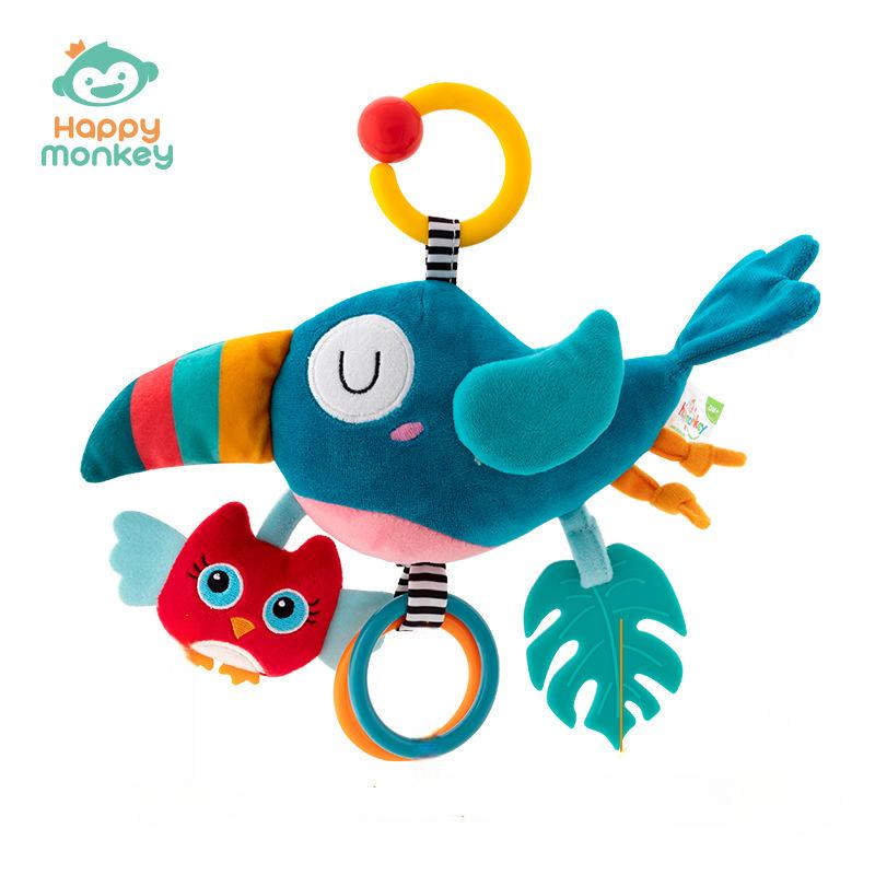 Игрушка-подвеска для коляски Happy Monkey Попугай (9809) - фото 2