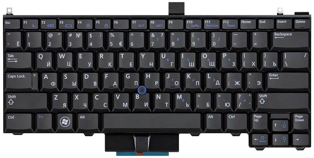 Клавиатура для ноутбука Dell Latitude E4310 Point Stick EN Black