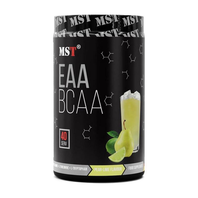 Аминокислоты без сахара MST BCAA&EAA zero 520 г Груша/Лайм
