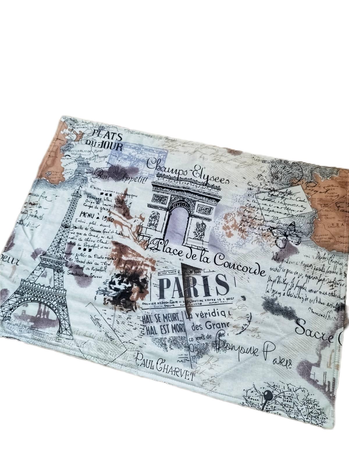 Пелюшка багаторазова для тварин Париж М 45х60 см (ПБ015)