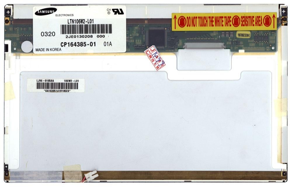 Матрица для ноутбука Samsung LTN106W2-L01 10,1", Normal 30 pin широкий 1280x768 ламповая 1 CCFL без креплений глянцевая