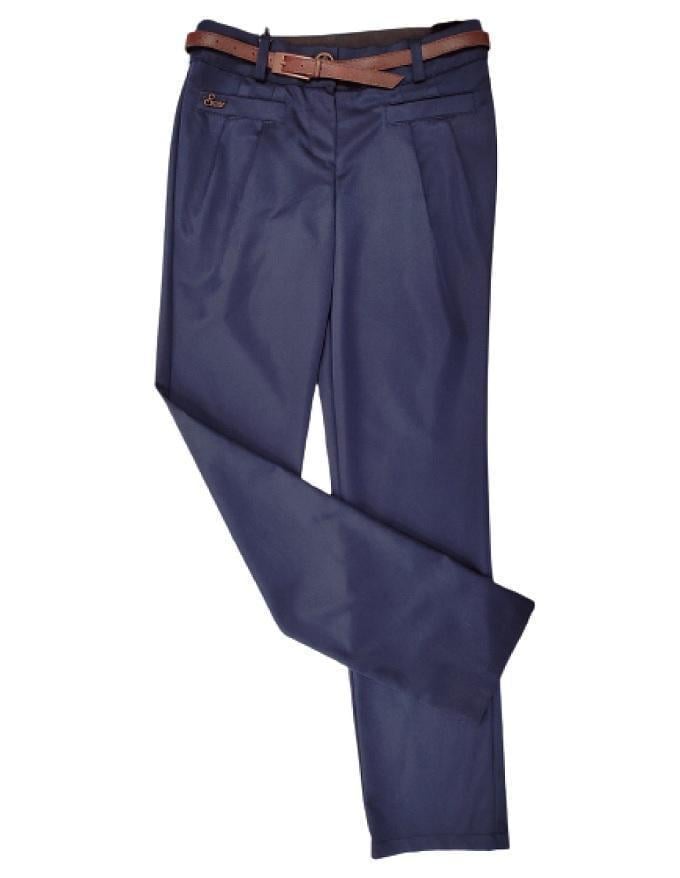 Брюки шкільні для дівчинки Suzie АВРОРА 02 меморі cotton 152 см Синій (225501_152)