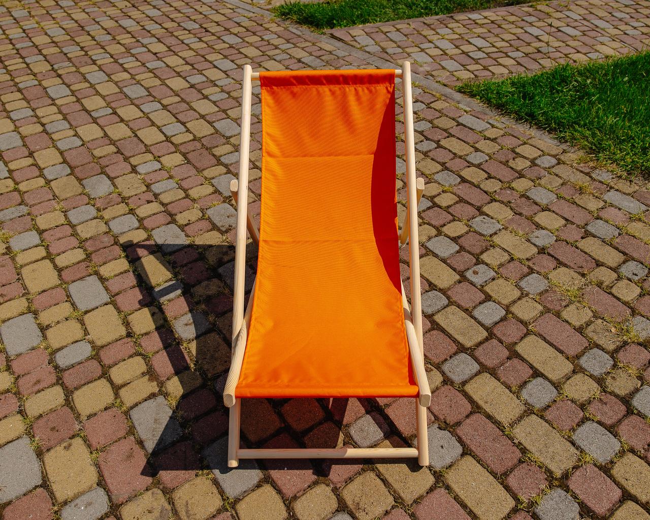 Шезлонг для дачи тканевый XRmaster Оранжевый (КШ-012) - фото 2 Шезлонг для дачи тканевый XRmaster Оранжевый (КШ-012) - фото 2