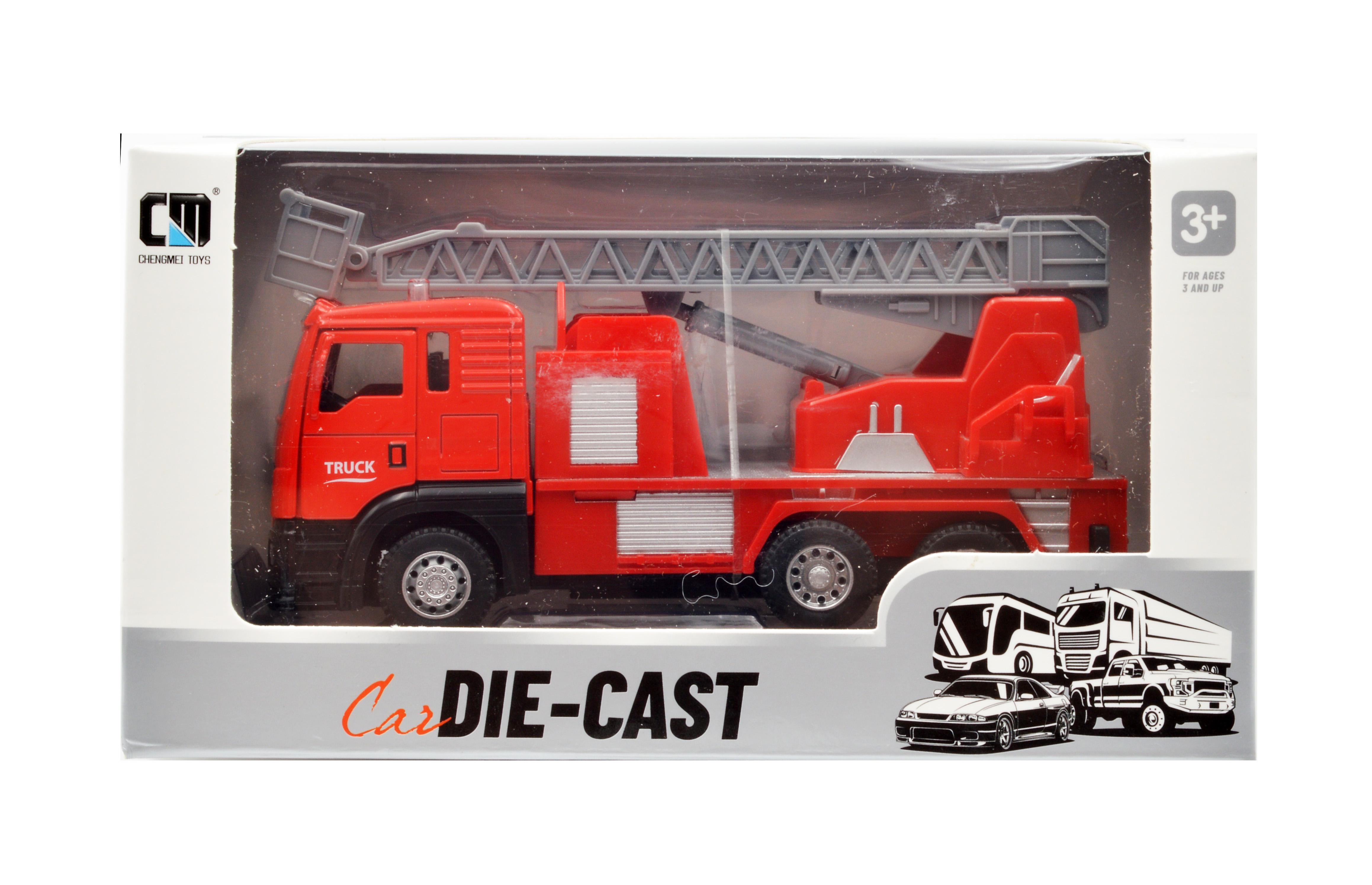 Пожежна машина CLM 11K металева кабіна звук світло інерція - фото 7 Пожежна машина CLM 11K металева кабіна звук світло інерція - фото 7