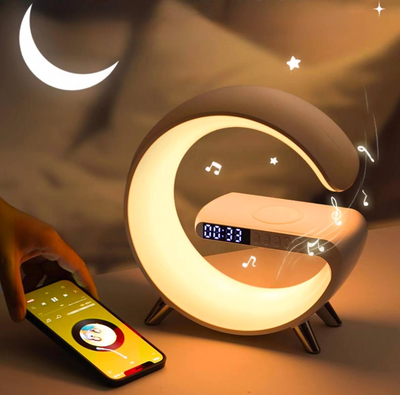 Настільна лампа смарт G63 RGB G-Smart Light з бездротовою зарядкою 10W та Bluetooth колонкою 15 см (1601001) - фото 12
