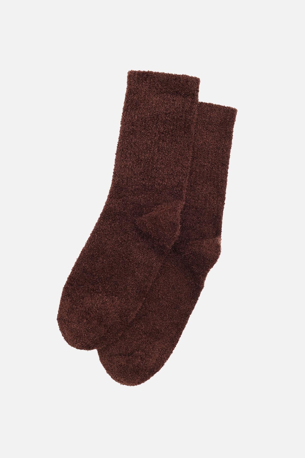 Носки высокие женские Yuki ЦБ-00286713 р. 35-38 Коричневый (SKT001091131)