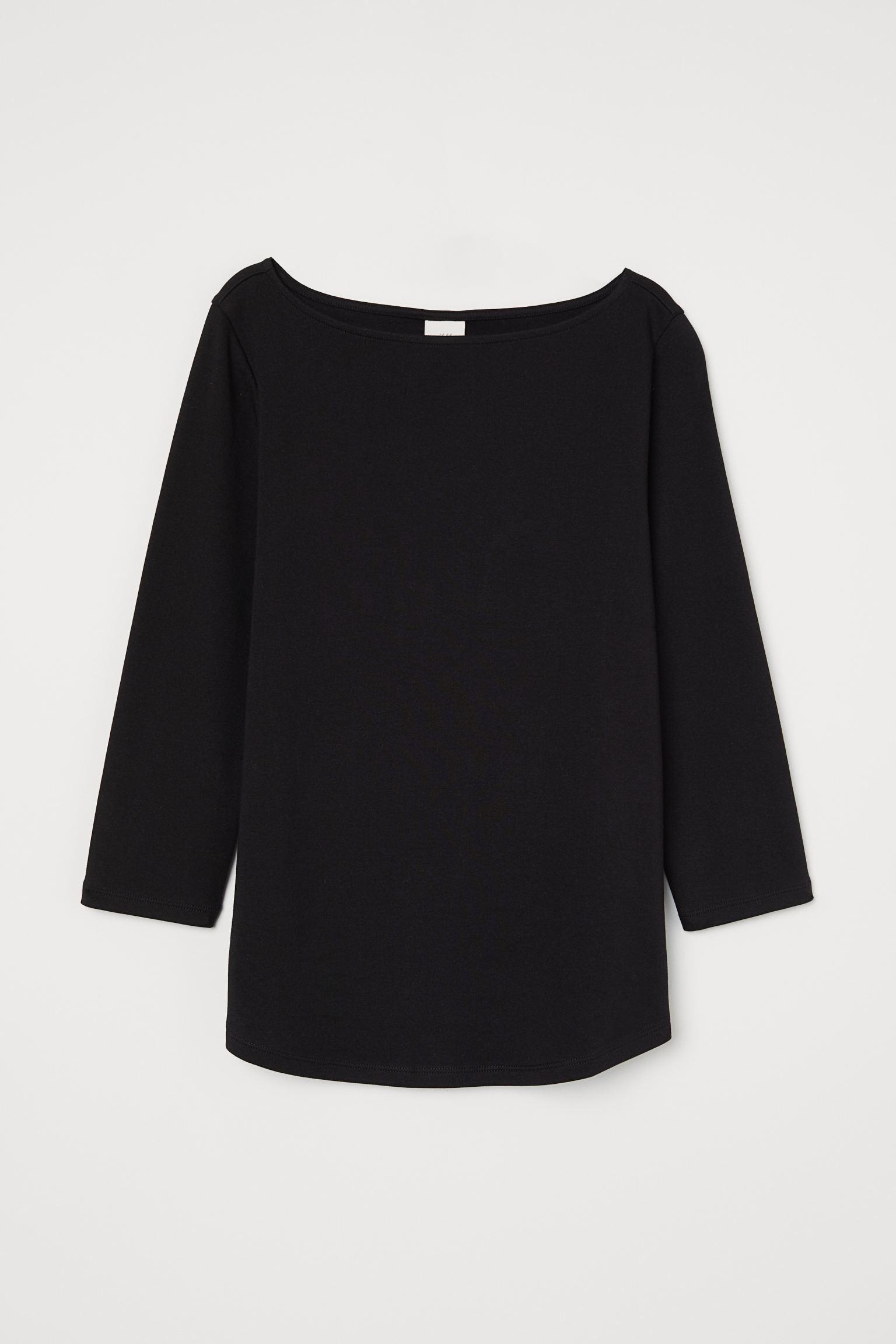 Лонгслив H&M S Черный (19047370409)