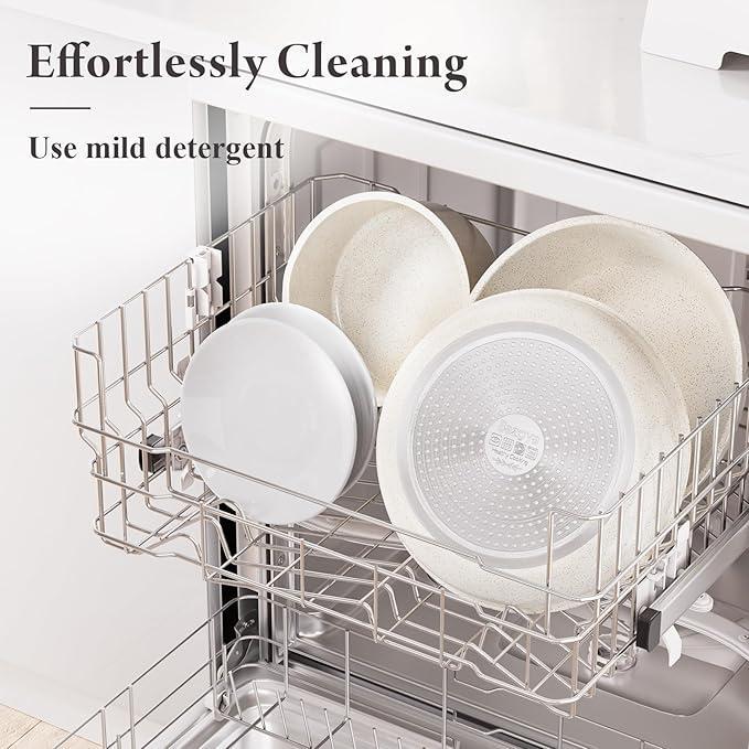 Набір каструль та сковорідок зі знімними ручками індукційний - фото 5 Набір каструль та сковорідок зі знімними ручками індукційний - фото 5