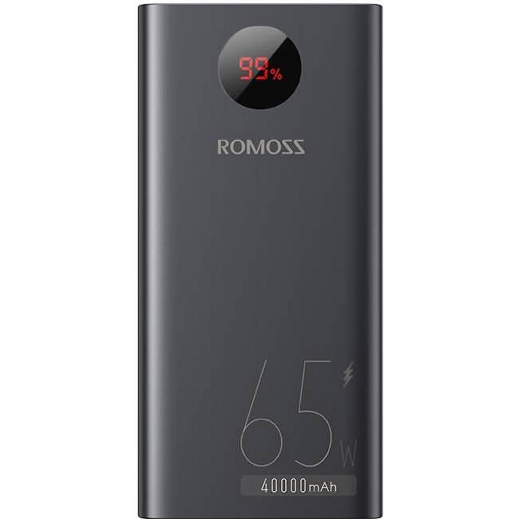 Зовнішній акумулятор Romoss PEA40 Pro 40000 mAh 65W Black (PEA40-282-2183H)