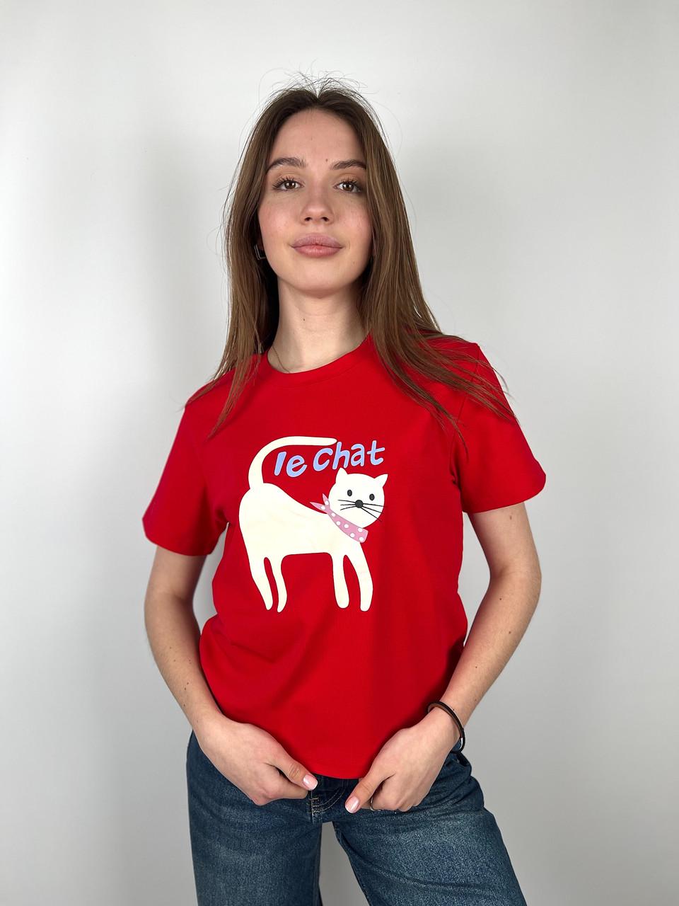 Футболка женская хлопковая Le Chat OS Черный (#896) - фото 9 Футболка женская хлопковая Le Chat OS Черный (#896) - фото 9