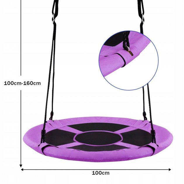Качели EKOTOYS Гнездо аиста Фиолетовый (2610) - фото 7