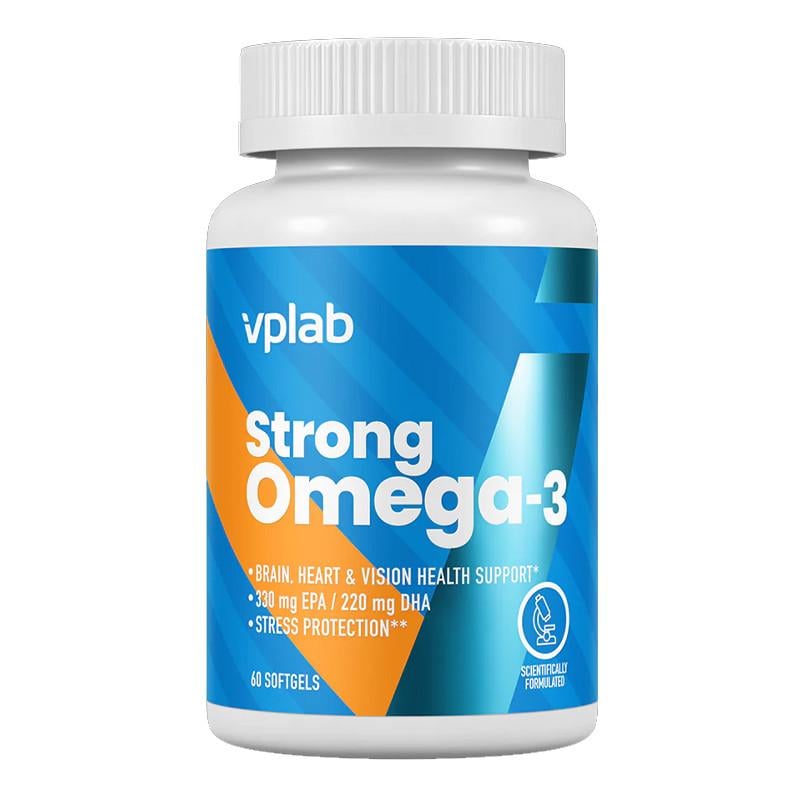 Омега 3 VPLab Strong Omega 3 60 капс. (11621-01)