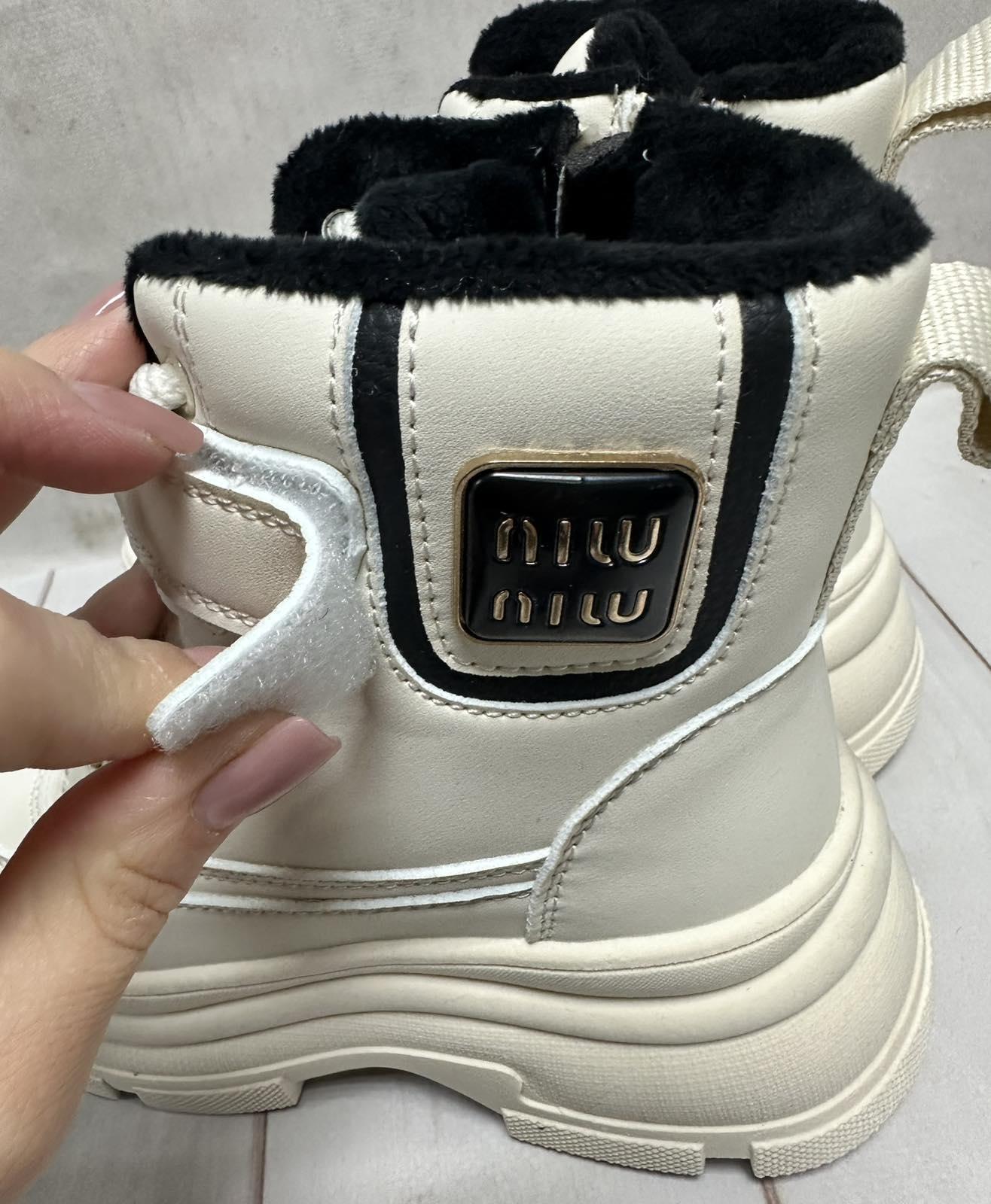 Черевики дитячі Clibee підліткові на овчині р. 32/21 см Білий - фото 7