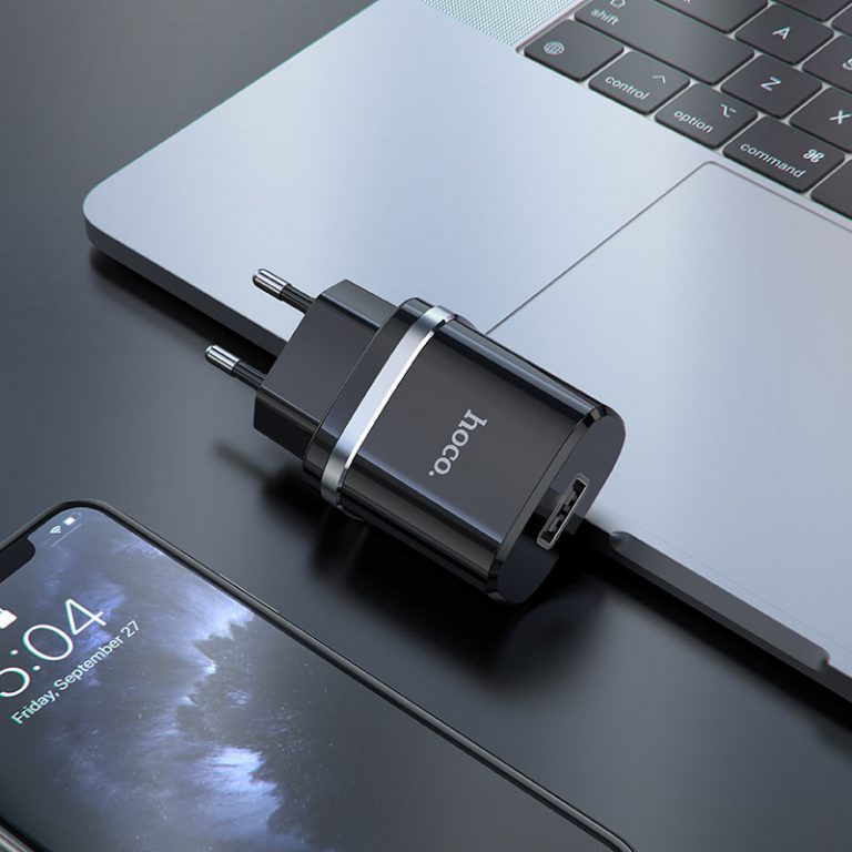Адаптер Hoco N1 1 USB 2,4 A Чорний - фото 3