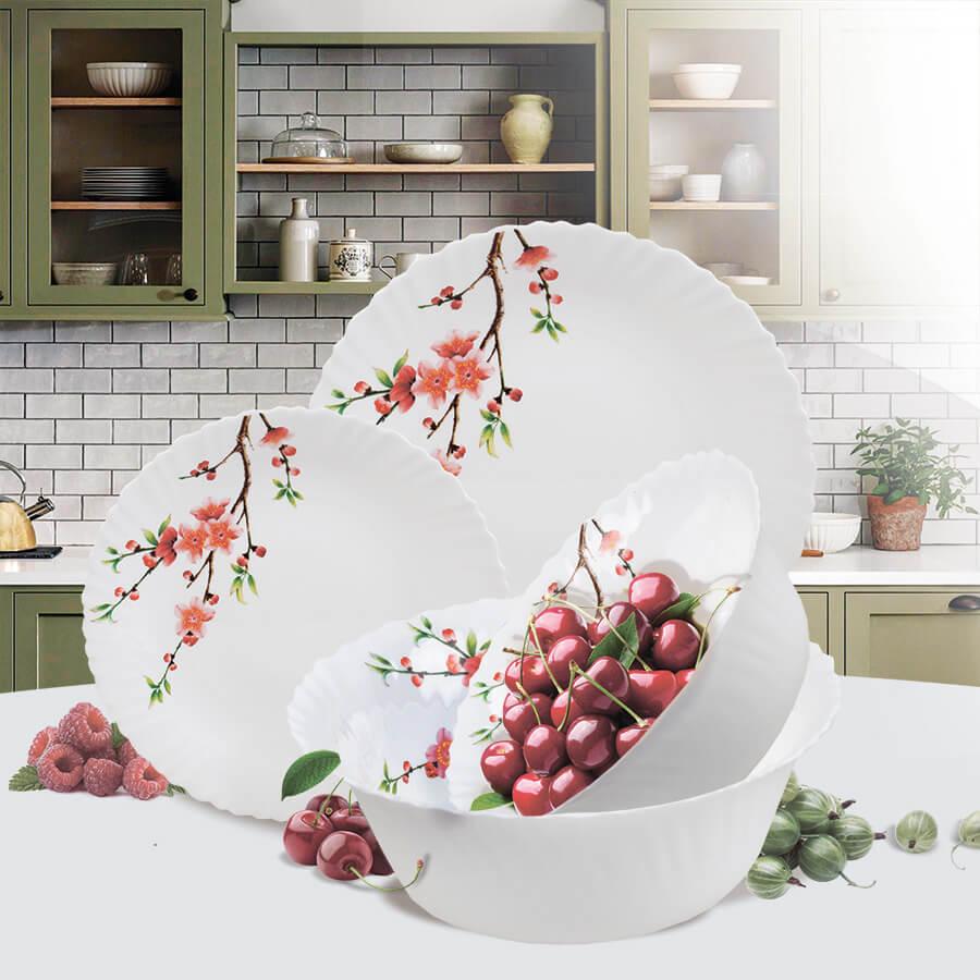 Набір посуду Maestro 19 пр. Sakura 30067-19S (25210924) - фото 2 Набір посуду Maestro 19 пр. Sakura 30067-19S (25210924) - фото 2