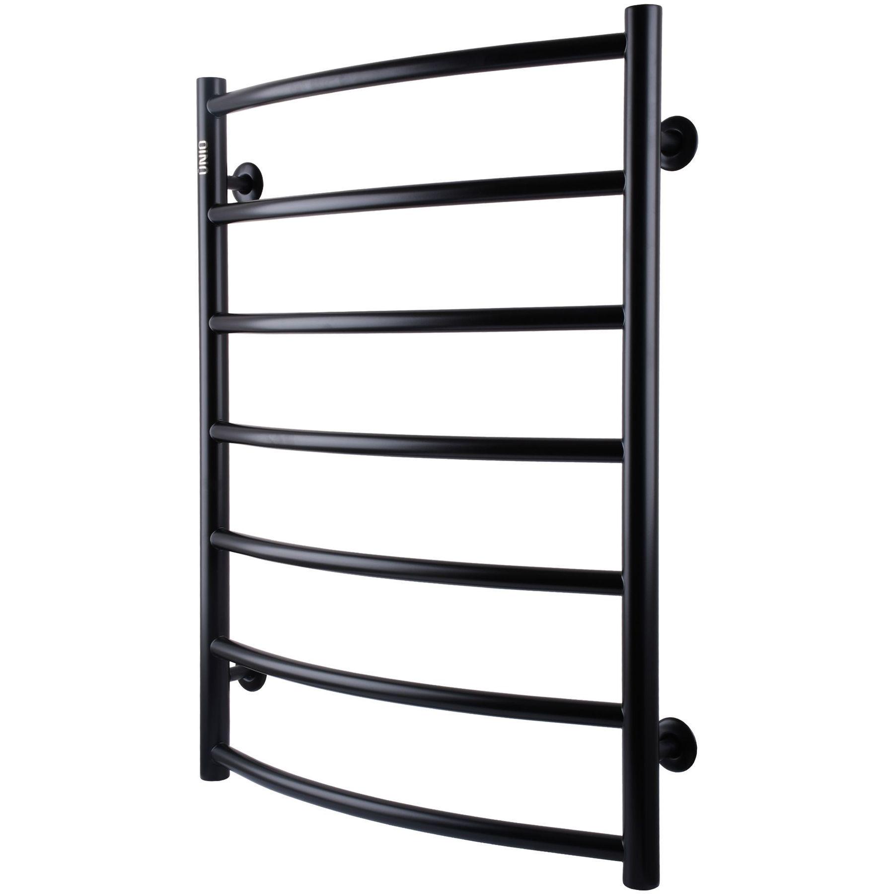 Полотенцесушитель UNIO LD W 700-500-7 BLK Лестница Дуга Черный (21614) - фото 4 Полотенцесушитель UNIO LD W 700-500-7 BLK Лестница Дуга Черный (21614) - фото 4