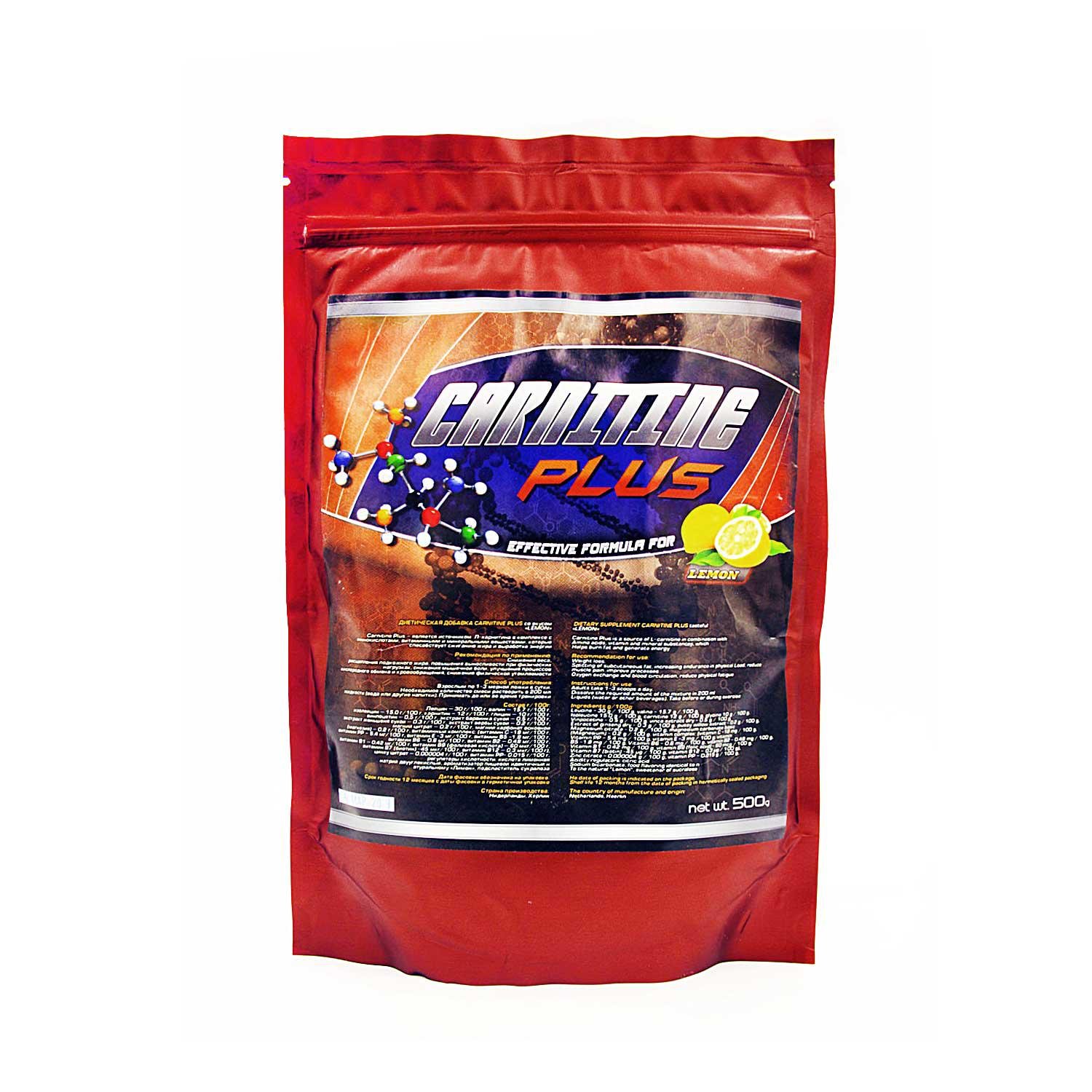 Жиросжигатель с L-карнитином Carnitine Plus Лимон 500 г (31209579)