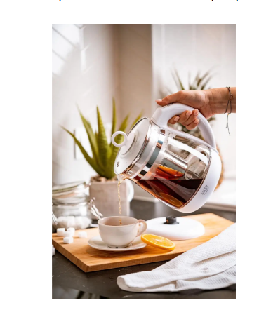 Чайник стеклянный Adler с заварочным блоком и регулятором температуры 1,5 л (AD 1299) - фото 7 Чайник стеклянный Adler с заварочным блоком и регулятором температуры 1,5 л (AD 1299) - фото 7