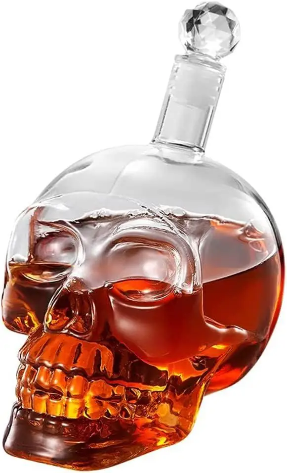 Графін скляний для віскі Череп 350 мл - фото 2