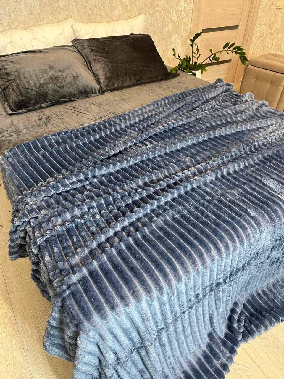 Плед шарпей пушистый евро 200х230 см (П4К-Am-sharp-008-09).