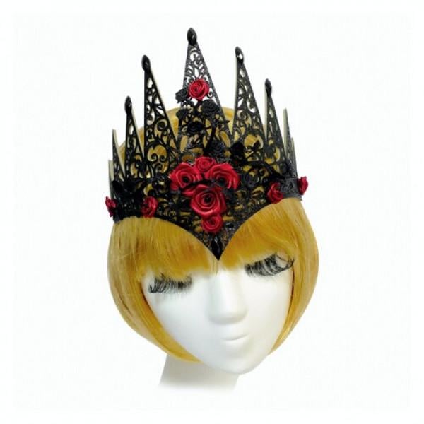 Декор на Хэллоуин Seta Корона на резинке Ажурная готика (17-849BLK-CLT) Декор на Хэллоуин Seta Корона на резинке Ажурная готика (17-849BLK-CLT)