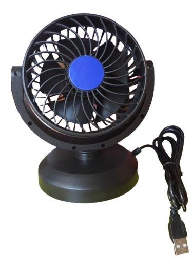 Вентилятор портативний настільний Portable Fan USB Чорний (2222681526)