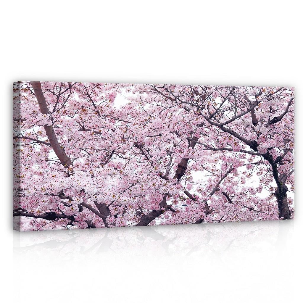 Картина на холсте 115х55 см Цветущая яблоня (PP10894O13)