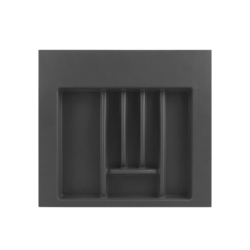 Лоток для столових приладів Muller 600 мм 498х554х45 мм Антрацит матовий (SO1104) Лоток для столових приладів Muller 600 мм 498х554х45 мм Антрацит матовий (SO1104)