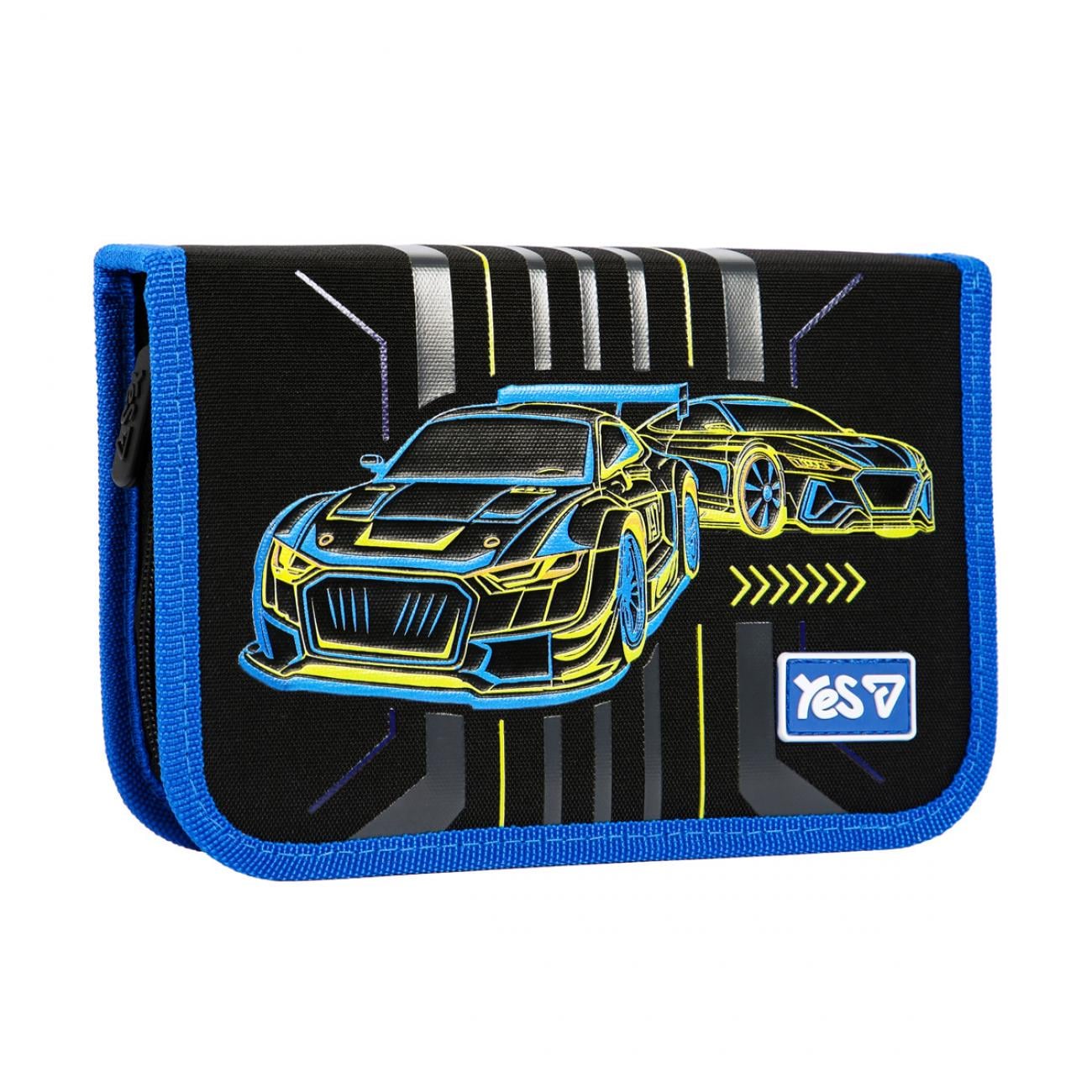 Пенал школьный жесткий YES одинарный с клапаном Rally HP-03 (533736)