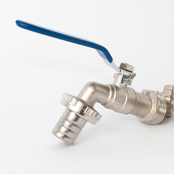 Кран для поливу ASCO ЕСО 1/2" ручка латунь Синій (RS-ST-BLHE-7Steel) - фото 3