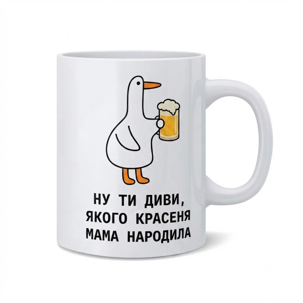 Чашка керамическая "Ну ти диви якого красеня мама народила" 330 мл