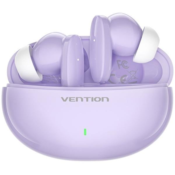 Наушники беспроводные TWS Vention Elf Earbuds E01 BT5.3 IPX4 230 mAh Purple (NBFV0)