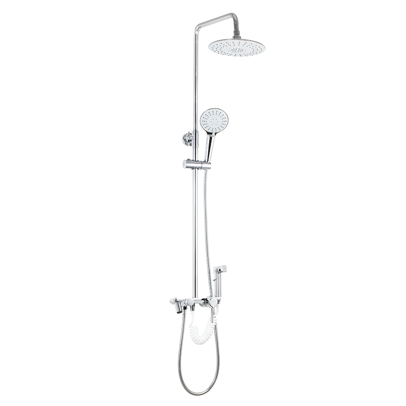 Душова колона із змішувачем та виливом Haiba Markus 009-J латунна Хром (HB3970)