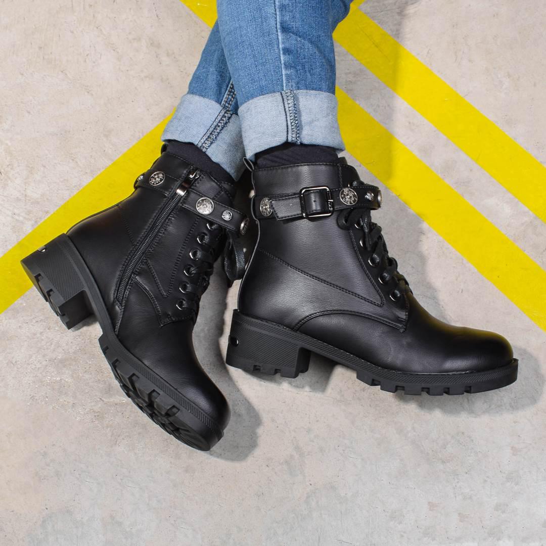 Ботинки женские зимние с декоративным ремешком 326190 р. 38 24,5 см