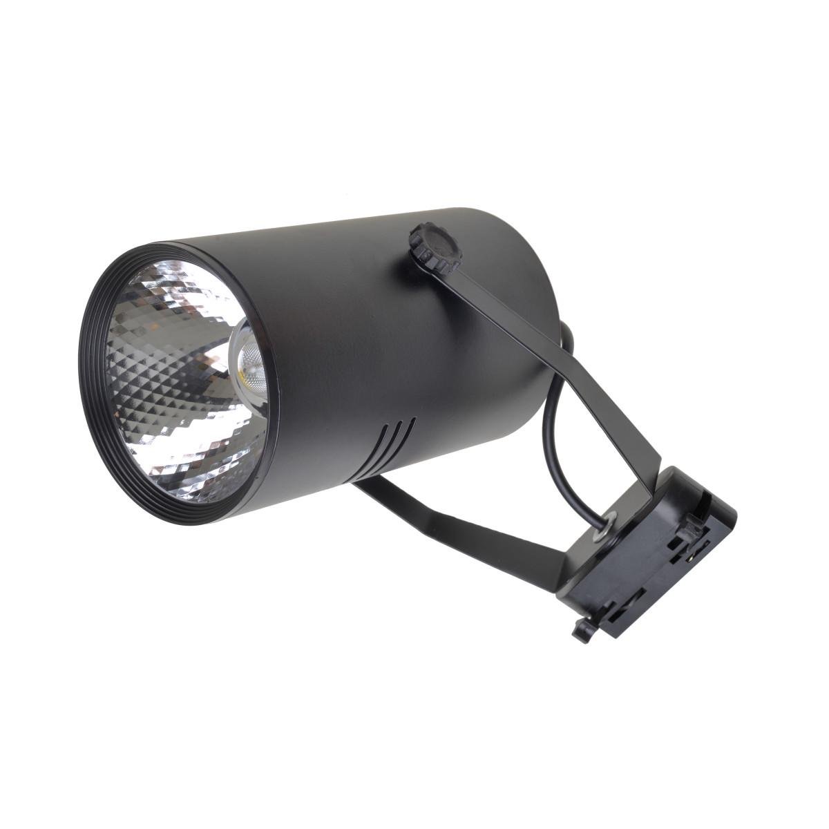 Світильник трековий поворотний Brille LED KW-228/20W WW/NW/CW BK (33-055)