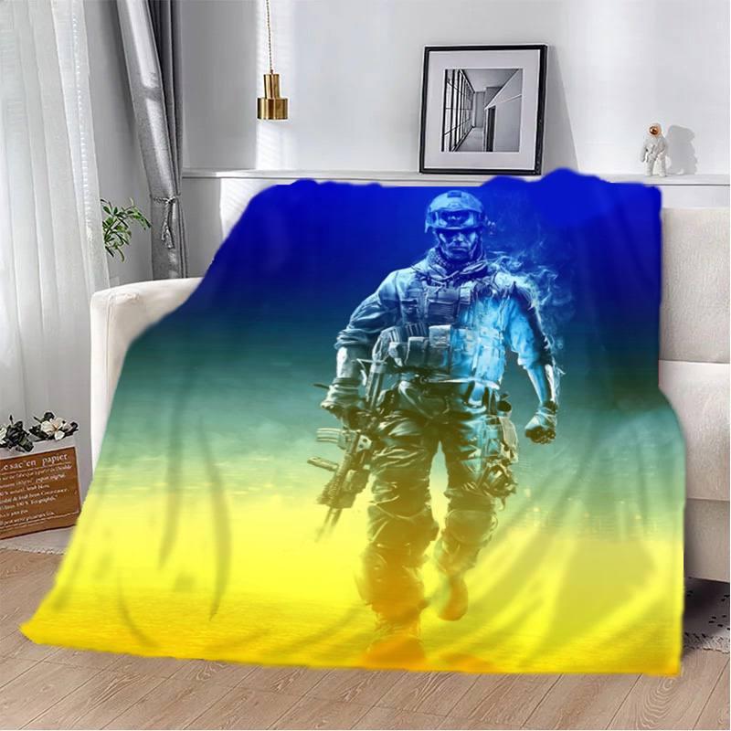 Плед-покрывало Воин Зсу плюш/велюр полуторное 160х200 см Синий Плед-покрывало Воин Зсу плюш/велюр полуторное 160х200 см Синий