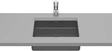 Умивальник ROCA Inspira Square Fineceramic Onyх 49,5х39 см (A327536640)