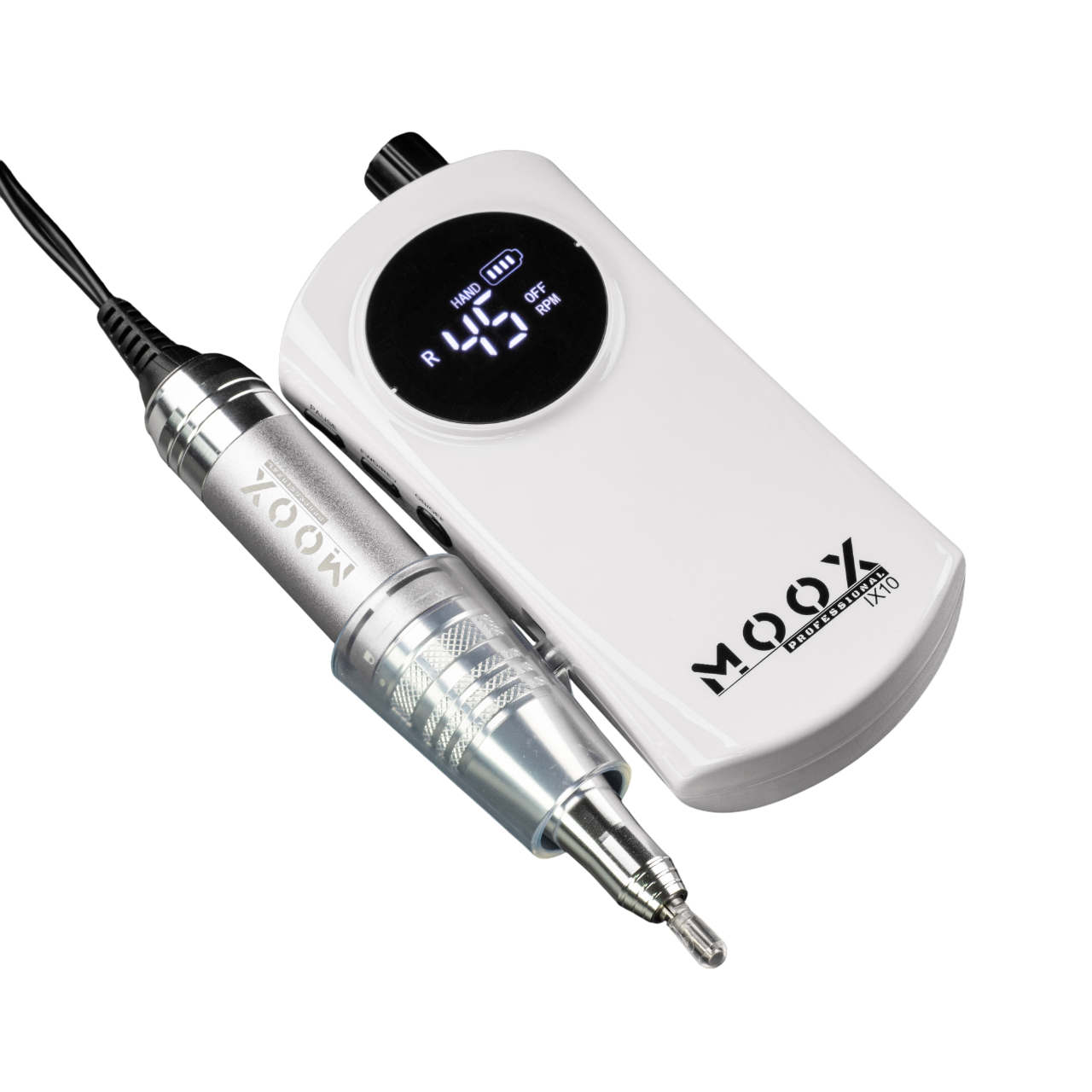 Фрезер Мокс IX10 2000 mAh 35 Вт 45000 об/мин. White Фрезер Мокс IX10 2000 mAh 35 Вт 45000 об/мин. White