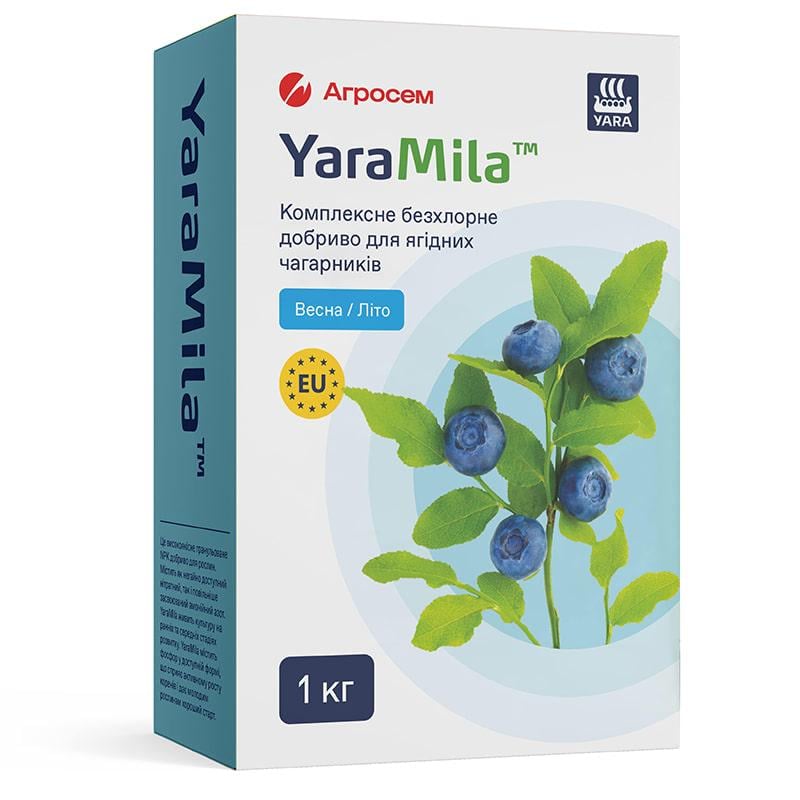 Удобрение YaraMila для голубики черники ягодных кустарников весна-лето 1 кг (00041)