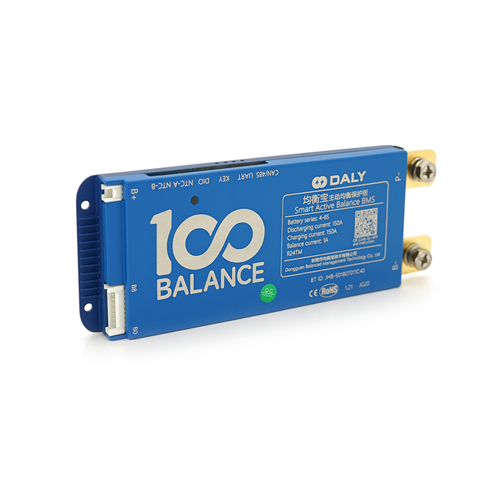 Разумная плата BMS DaLy LiFePO4 4-8S 150A с Bluetooth и CAN 1A (37401) Разумная плата BMS DaLy LiFePO4 4-8S 150A с Bluetooth и CAN 1A (37401)