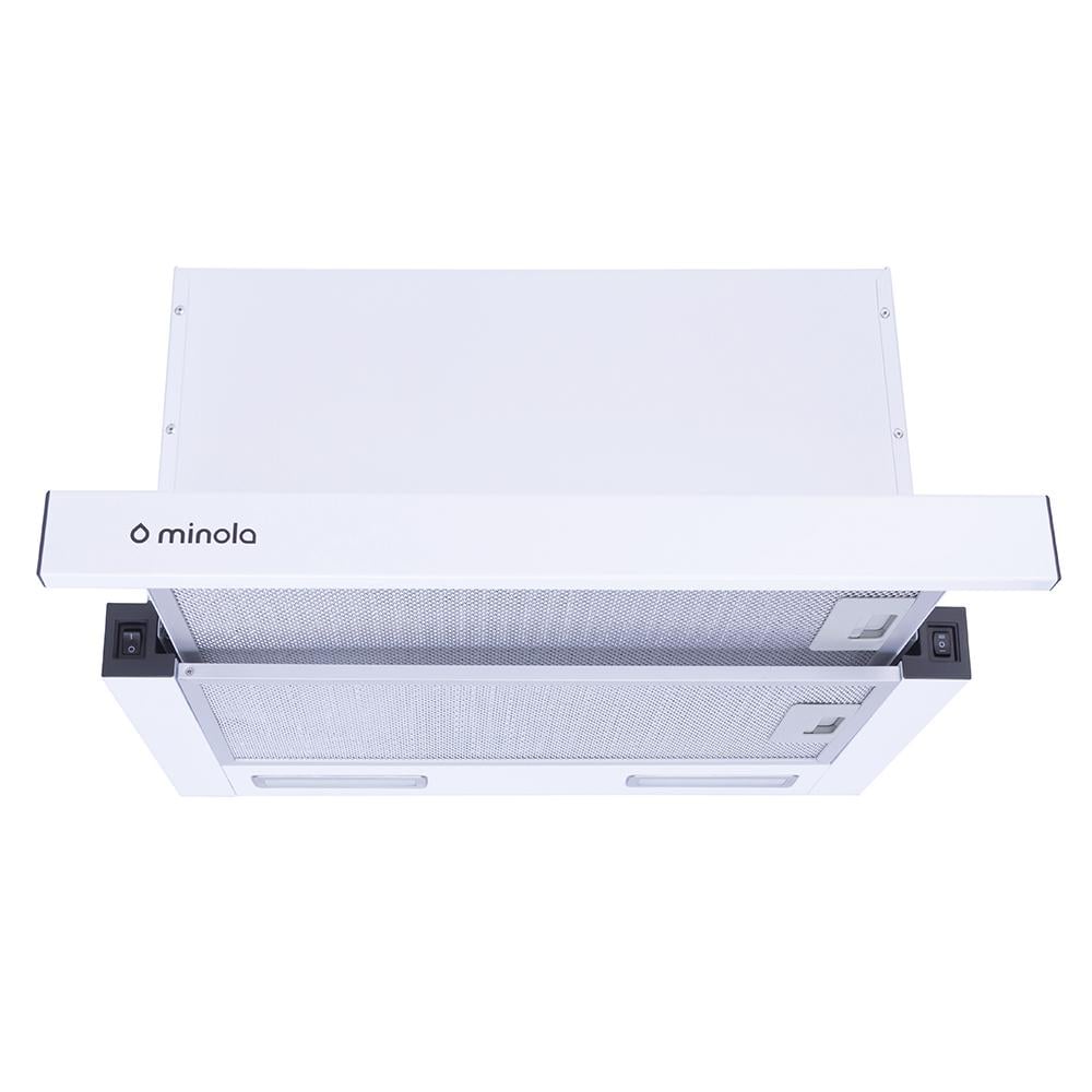 Вытяжка телескопическая Minola HTL 6915 WH 1300 LED