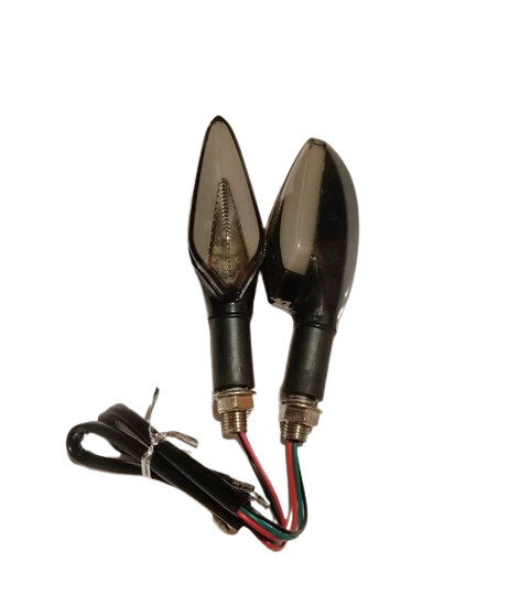 Поворот діодний на гнучкій ніжці зі стоп-сигналом 2 шт. Чорний (17593969)