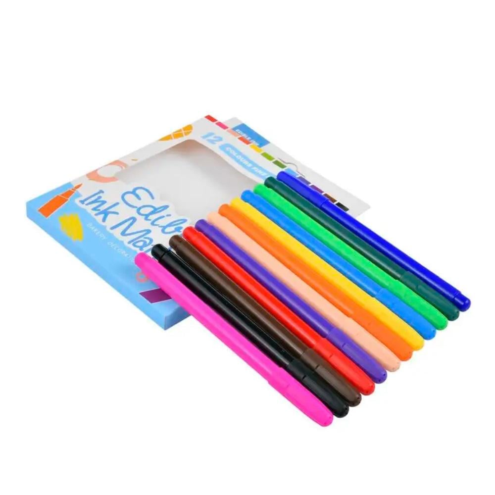 Набор пищевых маркеров Stenson R97398-12 12 цветов 15х13 см Разноцветный (25816439)