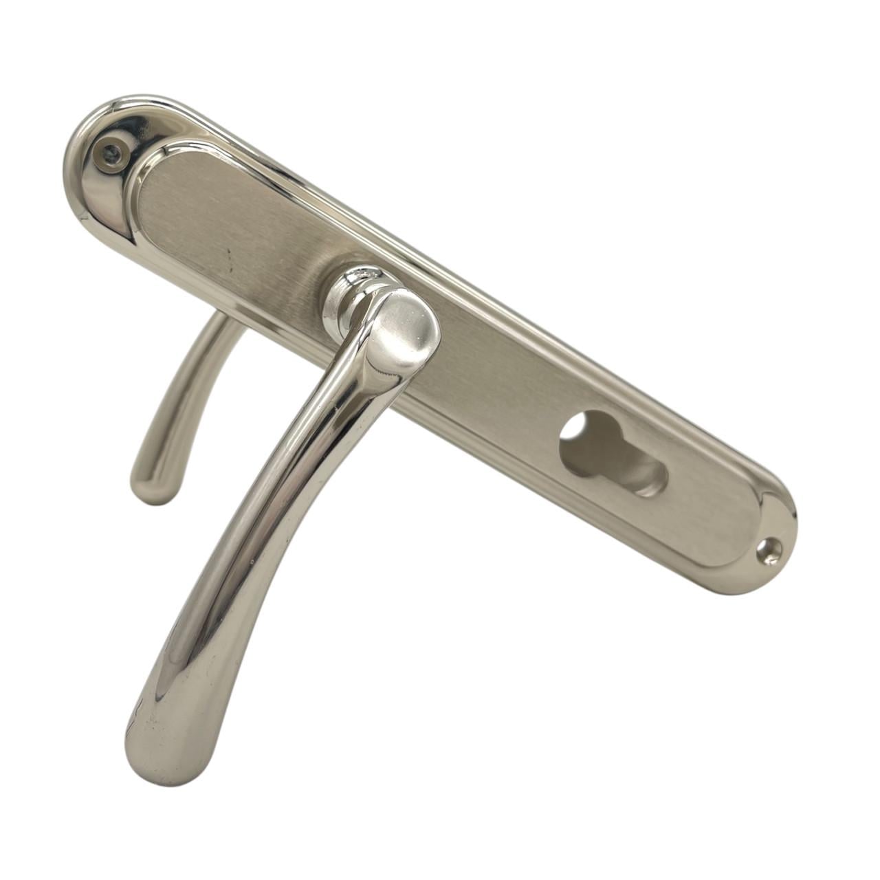 Дверные ручки межкомнатные Ozen Kumru Krom Saten Yale 72 мм (310081)