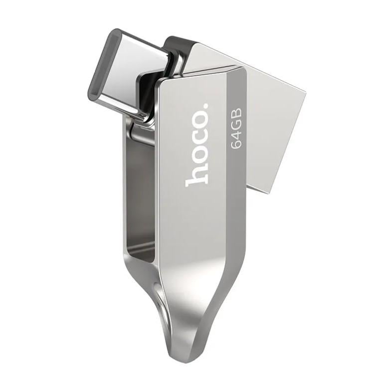 Флешка HOCO OTG UD8 USB3.0 Type-C 64GB Silver (114552)