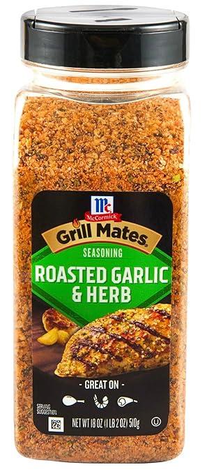 Приправа McCormick Grill Mates Roasted Garlic & Herb с запеченным чесноком и травами 510 г (2746520921)