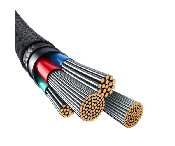 Кабель Data BASEUS Unbreakable Series Fast Charging USB-Lightning 2,4A 2 м Cluster Black (06P10355802111-01) - фото 4