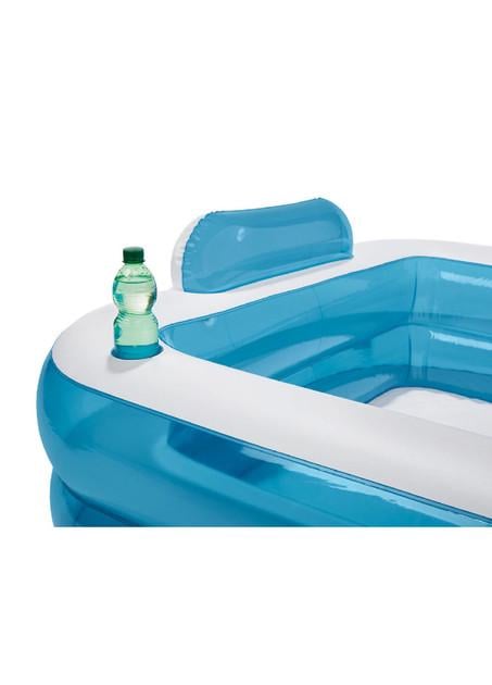 Басейн дитячий Crivit Paddling Pool з підголівником 202х151х46 см - фото 2