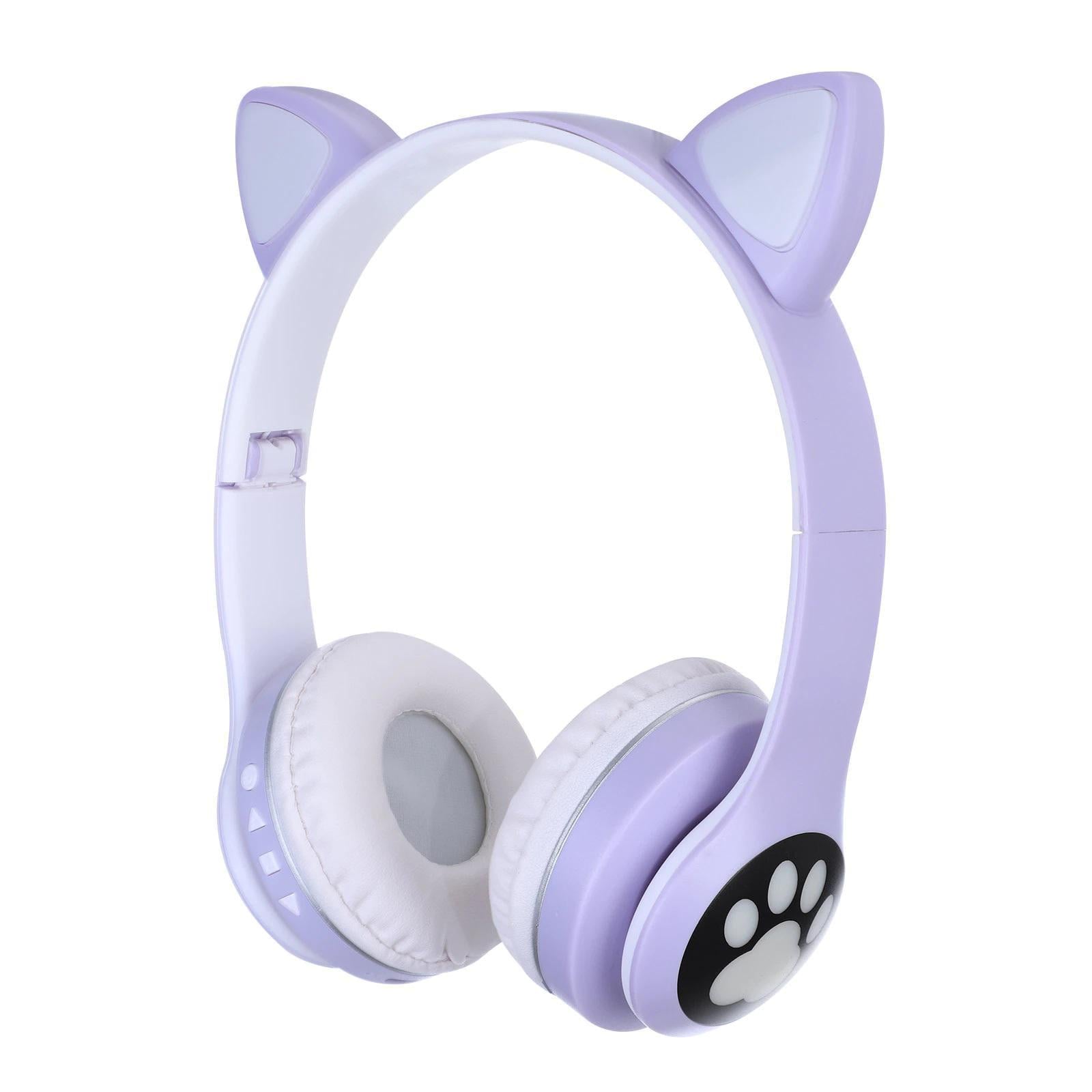 Наушники беспроводные детские Cat VZV-23M Bluetooth с кошачьими ушками и RGB подсветкой Purple (11786680) Наушники беспроводные детские Cat VZV-23M Bluetooth с кошачьими ушками и RGB подсветкой Purple (11786680)