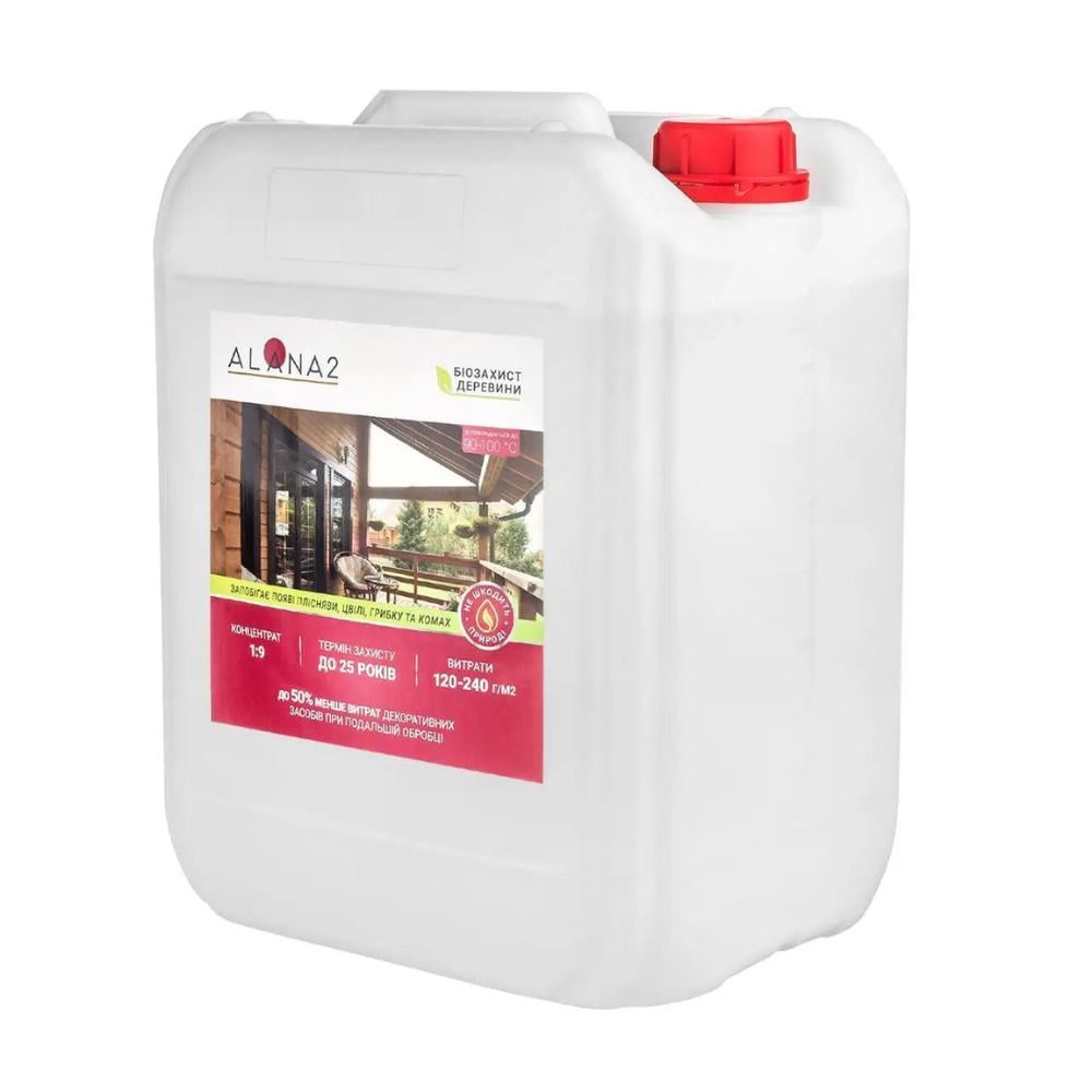 Средство биозащитное АЛАНА-2 концентрат 1:9 10 кг Прозрачный (30284753)